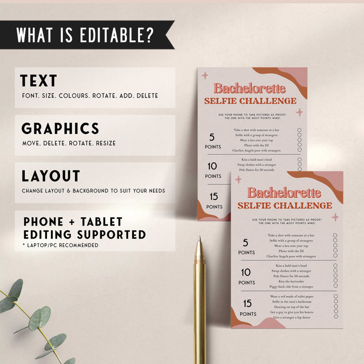 RETRO 100 Bridal Shower Games Bundle, Retro Bachelorette Games, Editable Bridal Shower Games Printable, 70s Retro Shower Games Bundle RS2