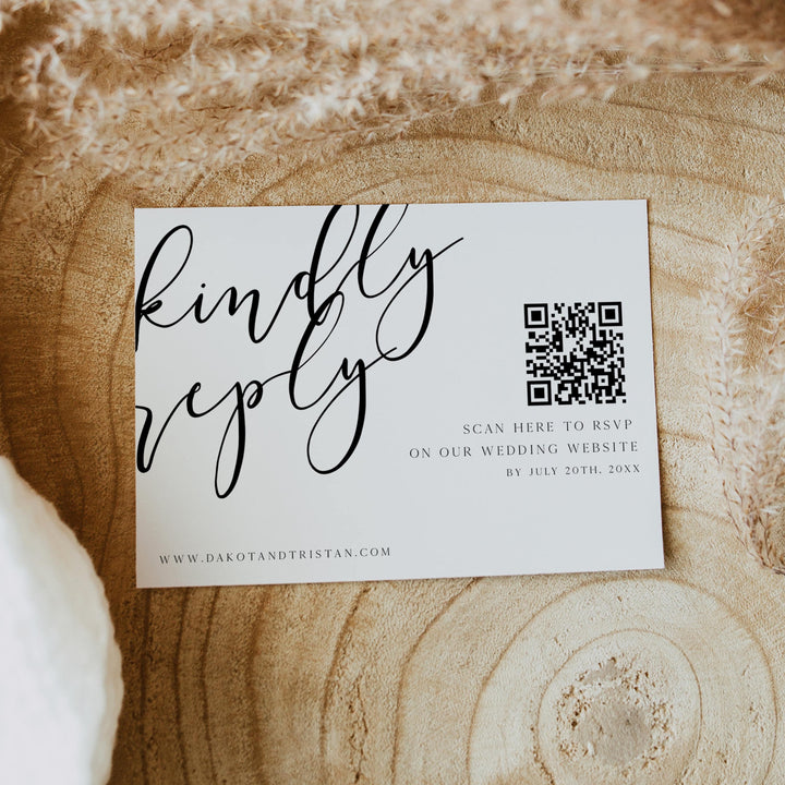 editable rsvp card, editable QR rsvp card, CALLIGRAPHY editable wedding invitation suite, editable wedding stationery, printable wedding stationery, modern wedding items, wedding save the dates