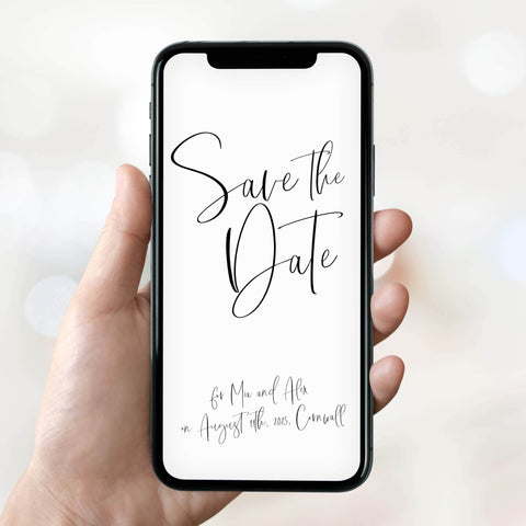 editable mobile save the date, CALLIGRAPHY editable wedding invitation suite, editable wedding stationery, printable wedding stationery, modern wedding items, wedding save the dates