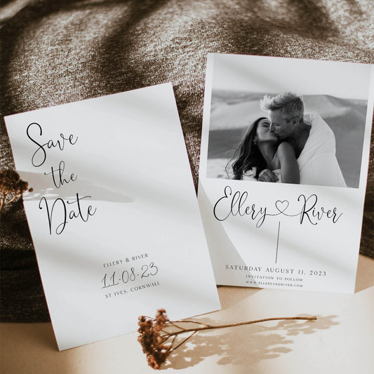 editable save the date, printable save the date, CALLIGRAPHY editable wedding invitation suite, editable wedding stationery, printable wedding stationery, modern wedding items, wedding save the dates