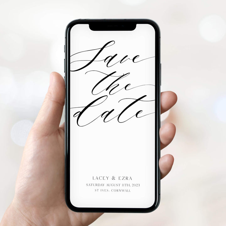 editable save the date mobile invitation, CALLIGRAPHY editable wedding invitation suite, editable wedding stationery, printable wedding stationery, modern wedding items, wedding save the dates