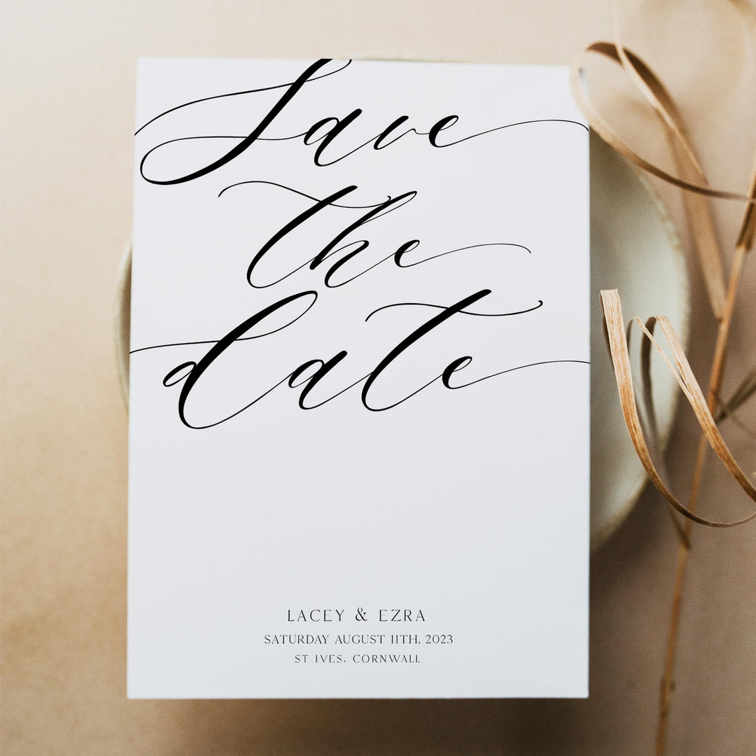 editable save the date, printable save the date, CALLIGRAPHY editable wedding invitation suite, editable wedding stationery, printable wedding stationery, modern wedding items, wedding save the dates