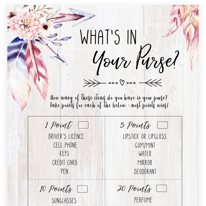 What's In Your Purse - Boho