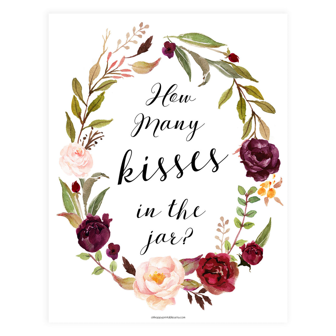 How Many Kisses in the Jar - White Marsala