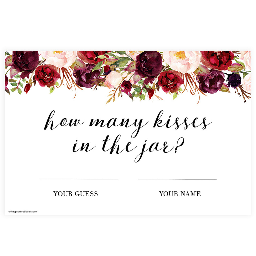 How Many Kisses in the Jar - White Marsala