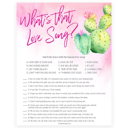 What's that Love Song - Fiesta