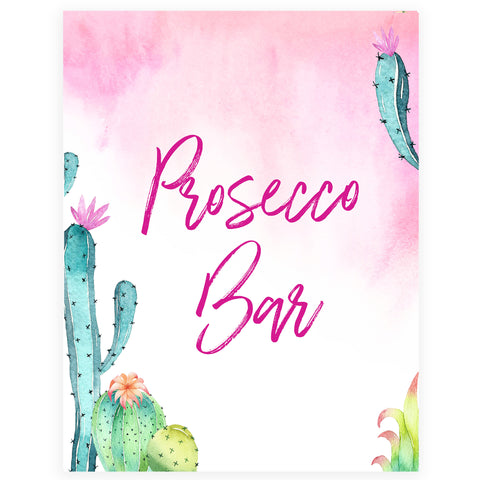 Prosecco Bar Sign - Fiesta