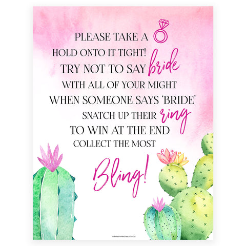 Please Take a Ring Game - Fiesta