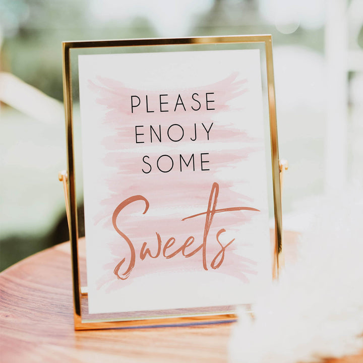 pink swash sweets baby signs, sweets baby signs, printable baby signs, pink baby decor, pink baby signs