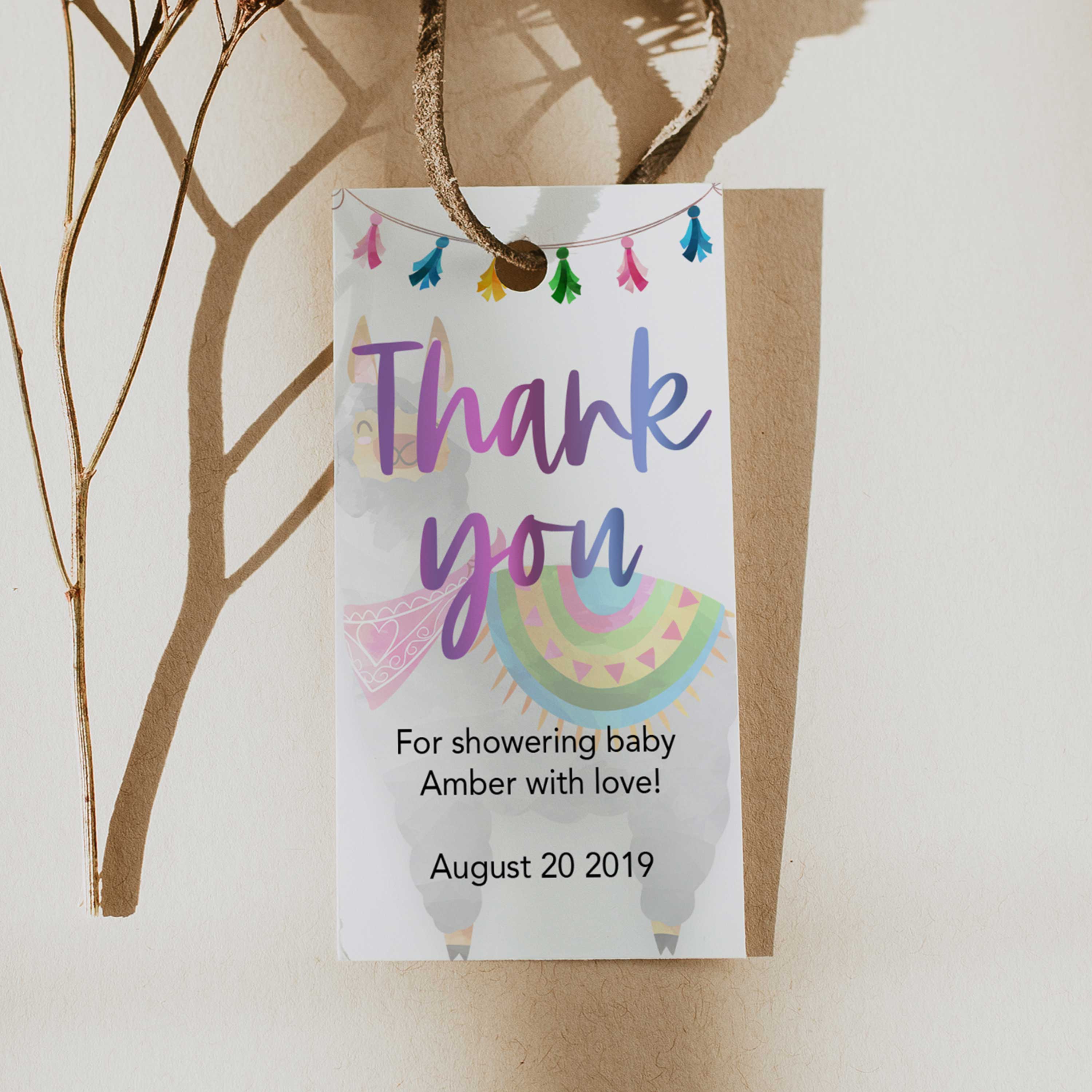 baby thank you tags, editable baby thank you tags, printable baby thank you tags, Printable baby shower games, llama fiesta fun baby games, baby shower games, fun baby shower ideas, top baby shower ideas, Llama fiesta shower baby shower, fiesta baby shower ideas