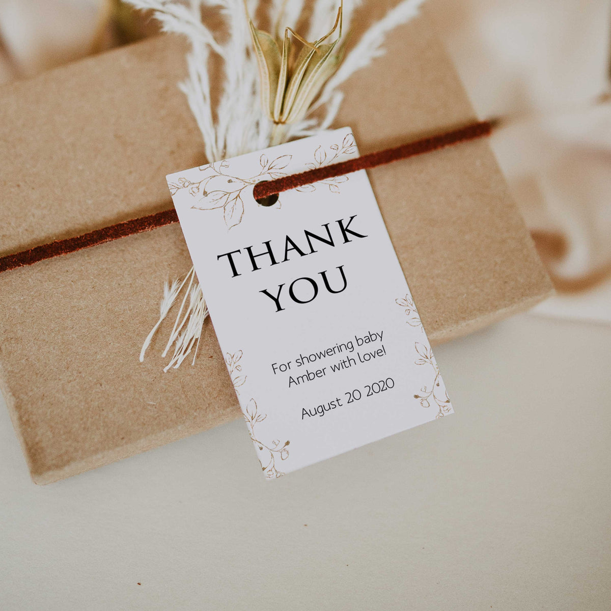 Thank you tags, Printable baby shower games, gold leaf baby games, baby shower games, fun baby shower ideas, top baby shower ideas, gold leaf baby shower, baby shower games, fun gold leaf baby shower ideas