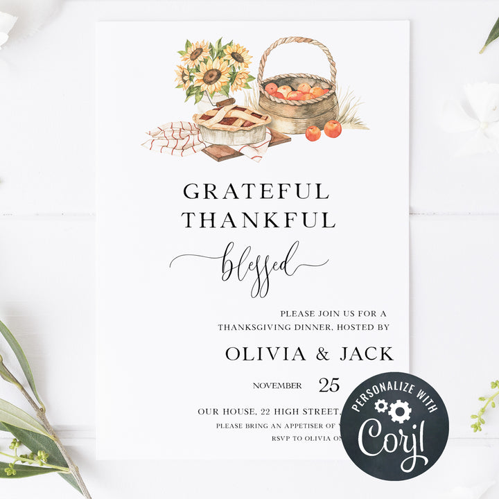 editable thanksgiving invitations, printable thanksgiving invitations, thanksgiving invites, friendsgiving invitations, thanksgiving feast