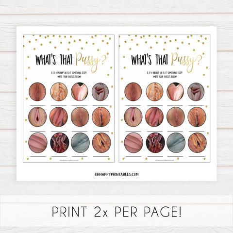 whats that pussy, guess the pussy game, lesbian bridal games, Printable bachelorette games, gold glitter bachelorette, friends hen party games, fun hen party games, bachelorette game ideas, gold glitter adult party games, naughty hen games, naughty bachelorette games