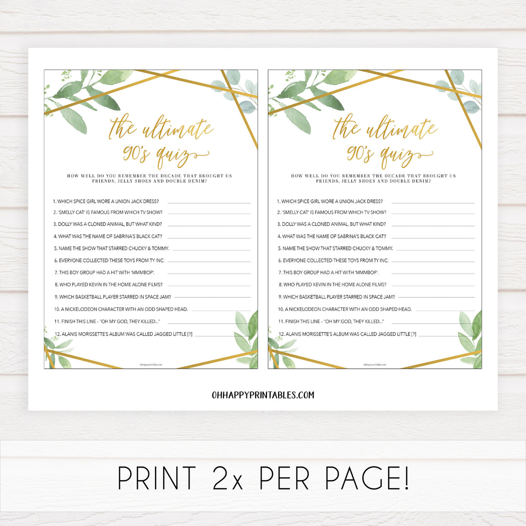 ultimate 90s quiz, 90s quiz game, Printable bachelorette games, friends bachelorette, friends hen party games, fun hen party games, bachelorette game ideas, friends adult party games, naughty hen games, naughty bachelorette games