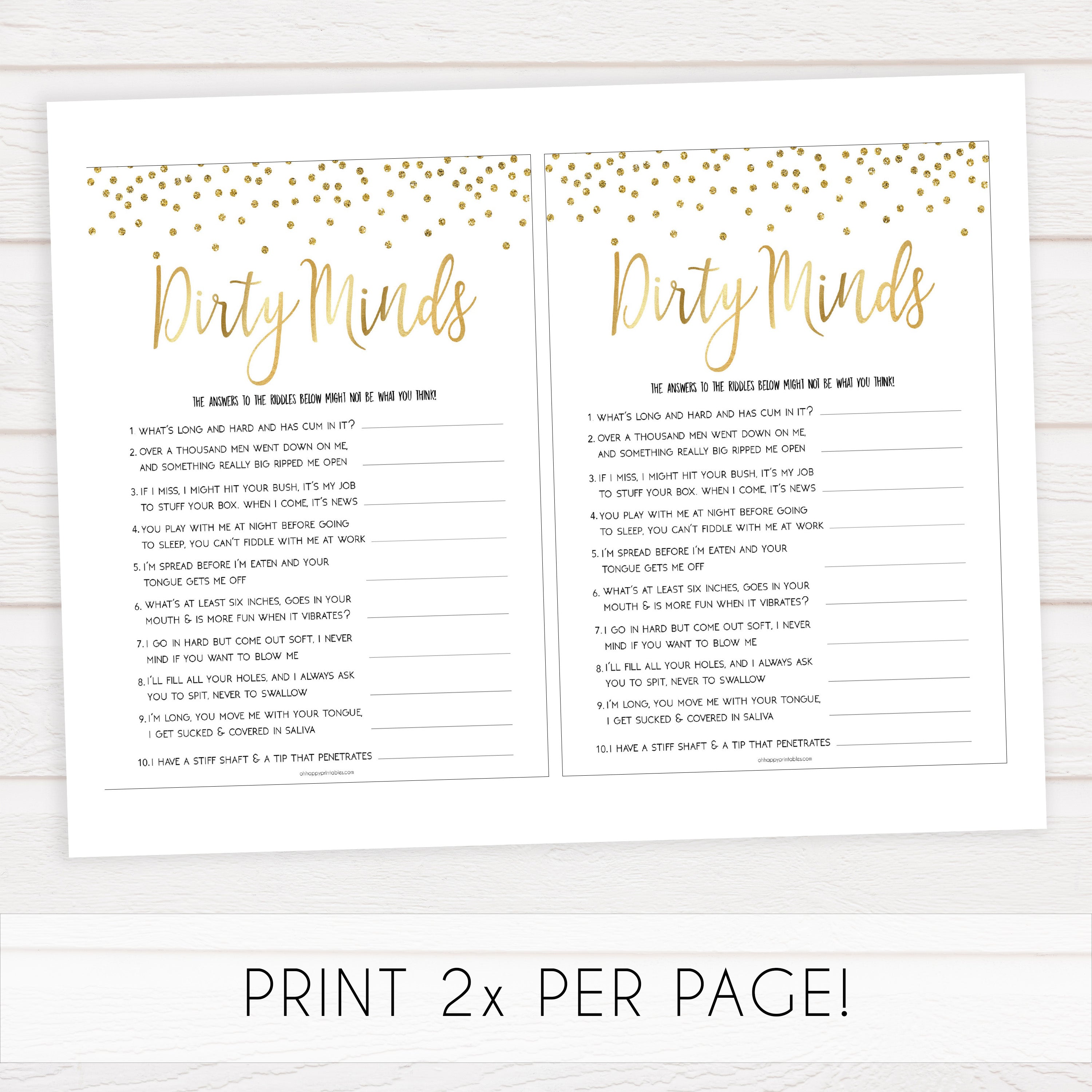 dirty minds bridal game, Printable bachelorette games, gold glitter bachelorette, friends hen party games, fun hen party games, bachelorette game ideas, gold glitter adult party games, naughty hen games, naughty bachelorette games
