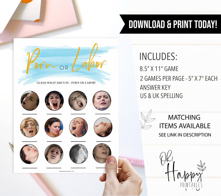 Blue swash, porn or labor, labour or porn baby games, baby shower games, printable baby games, fun baby games, boy baby shower games, baby games, fun baby shower ideas, baby shower ideas, boy baby games, blue baby shower