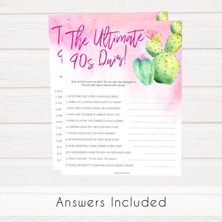 Ultimate 90's Quiz - Fiesta