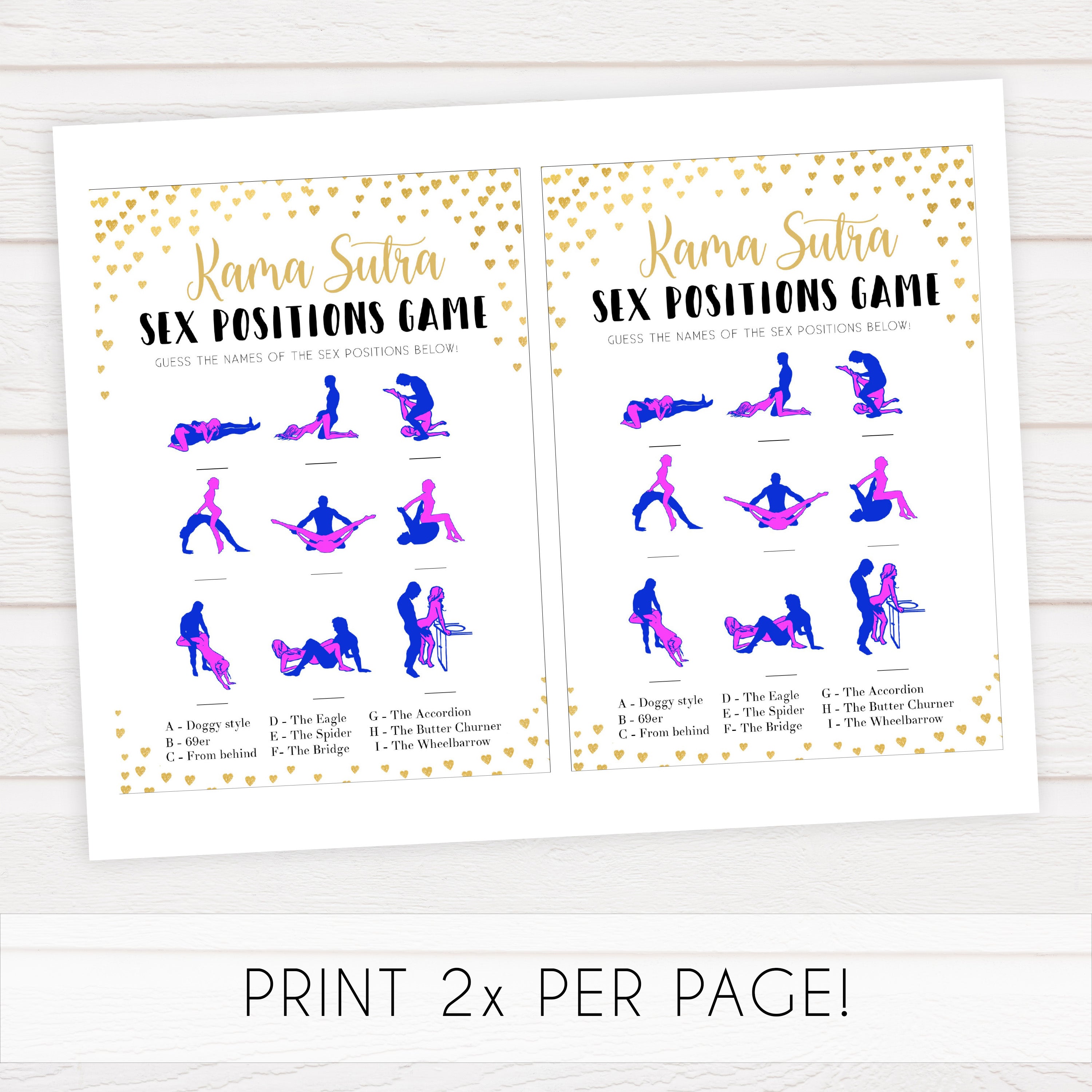  Gold hearts bachelorette games, kama sutra game, printable bachelorette games, hen party games, top party games, fun bridal shower games, bachelorette party games