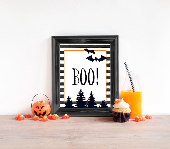 halloween table signs, printable halloween table signs, spooky halloween decor, halloween decor