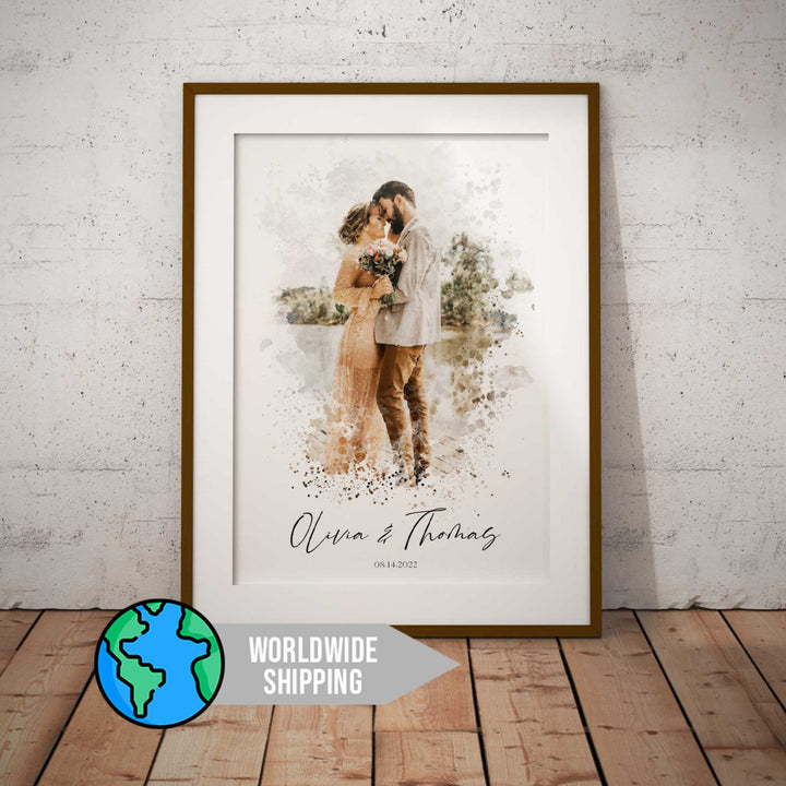 Photo to Watercolour Print