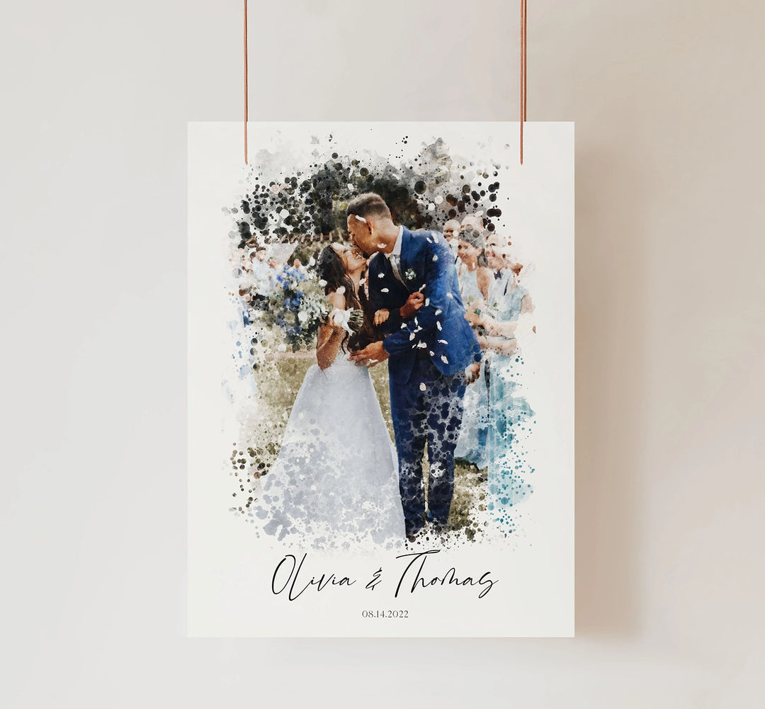 Photo to Watercolour Print