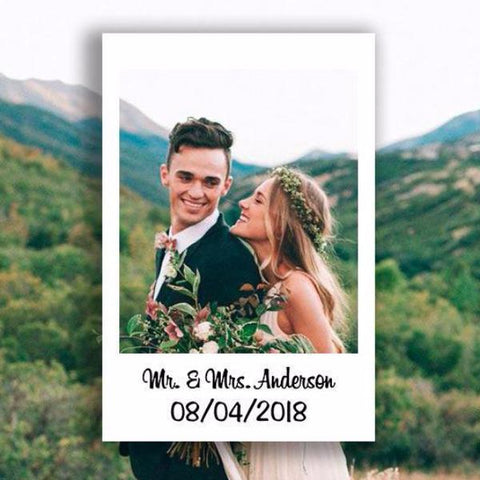 Polaroid Wedding Photo Booth Printable