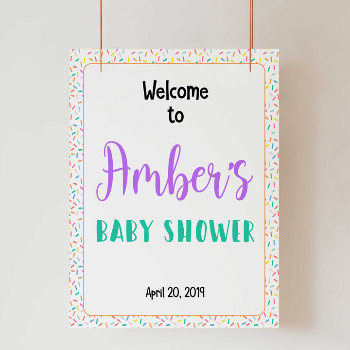 baby shower welcome sign, baby sprinkle welcome sign, printable baby table signs, fun baby sprinkle ideas