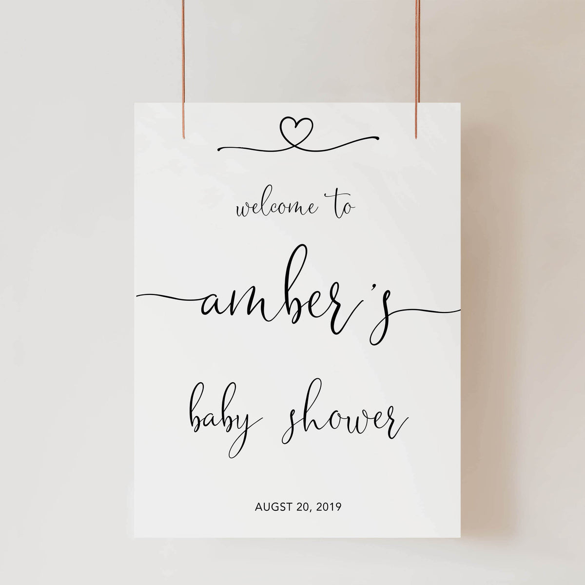 baby shower welcome sign, printable baby welcome sign, minimalist baby shower welcome sign, fun baby shower decor