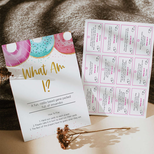 what am I baby game, Printable baby shower games, donut baby games, baby shower games, fun baby shower ideas, top baby shower ideas, donut sprinkles baby shower, baby shower games, fun donut baby shower ideas