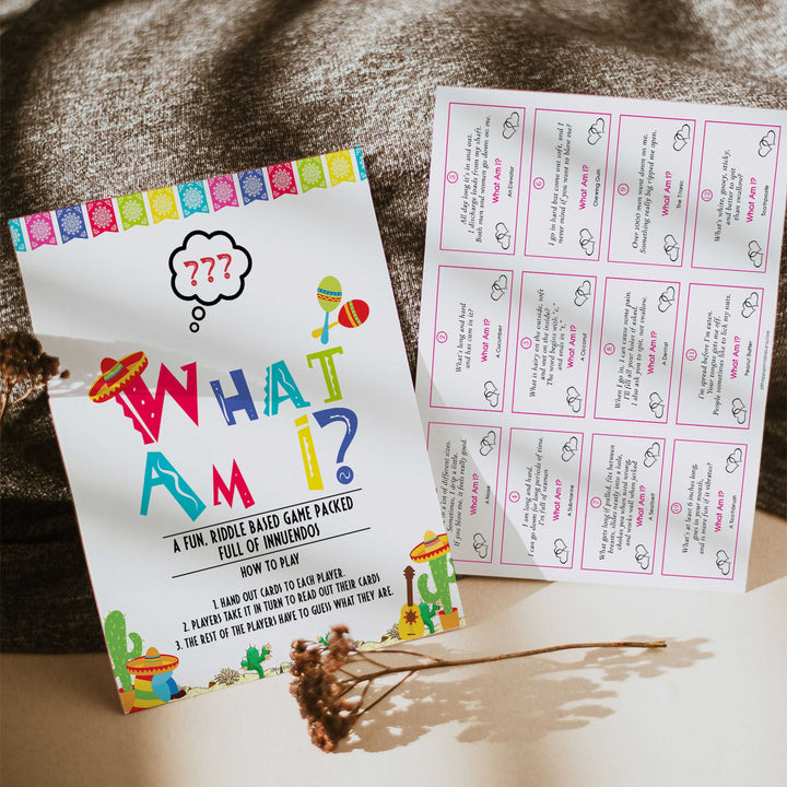 what am I game, Printable baby shower games, Mexican fiesta fun baby games, baby shower games, fun baby shower ideas, top baby shower ideas, fiesta shower baby shower, fiesta baby shower ideas