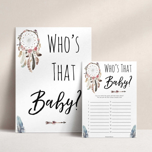 Who's That Baby - Boho Dreams