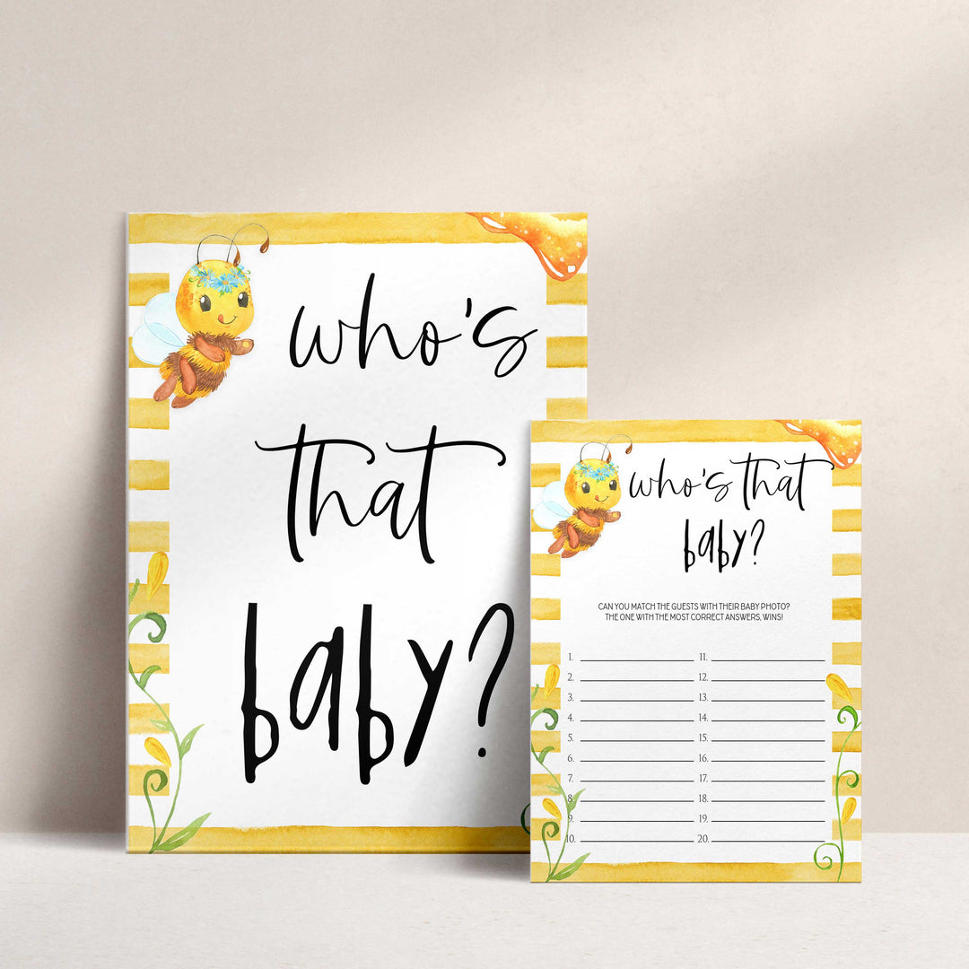 whos that baby game, guess the baby picture, Printable baby shower games, mommy bee fun baby games, baby shower games, fun baby shower ideas, top baby shower ideas, mommy to bee baby shower, friends baby shower ideas