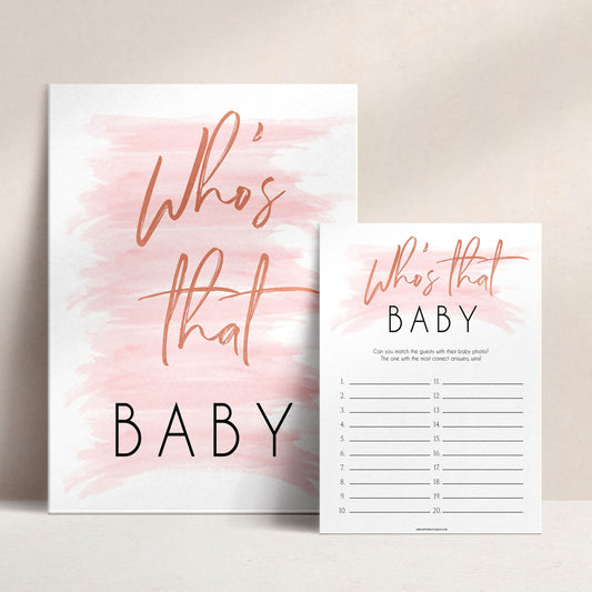 Pink swash baby games, whos that baby game, printable baby games, fun baby games, pink baby shower, top baby games, fun baby games, its a girl baby game