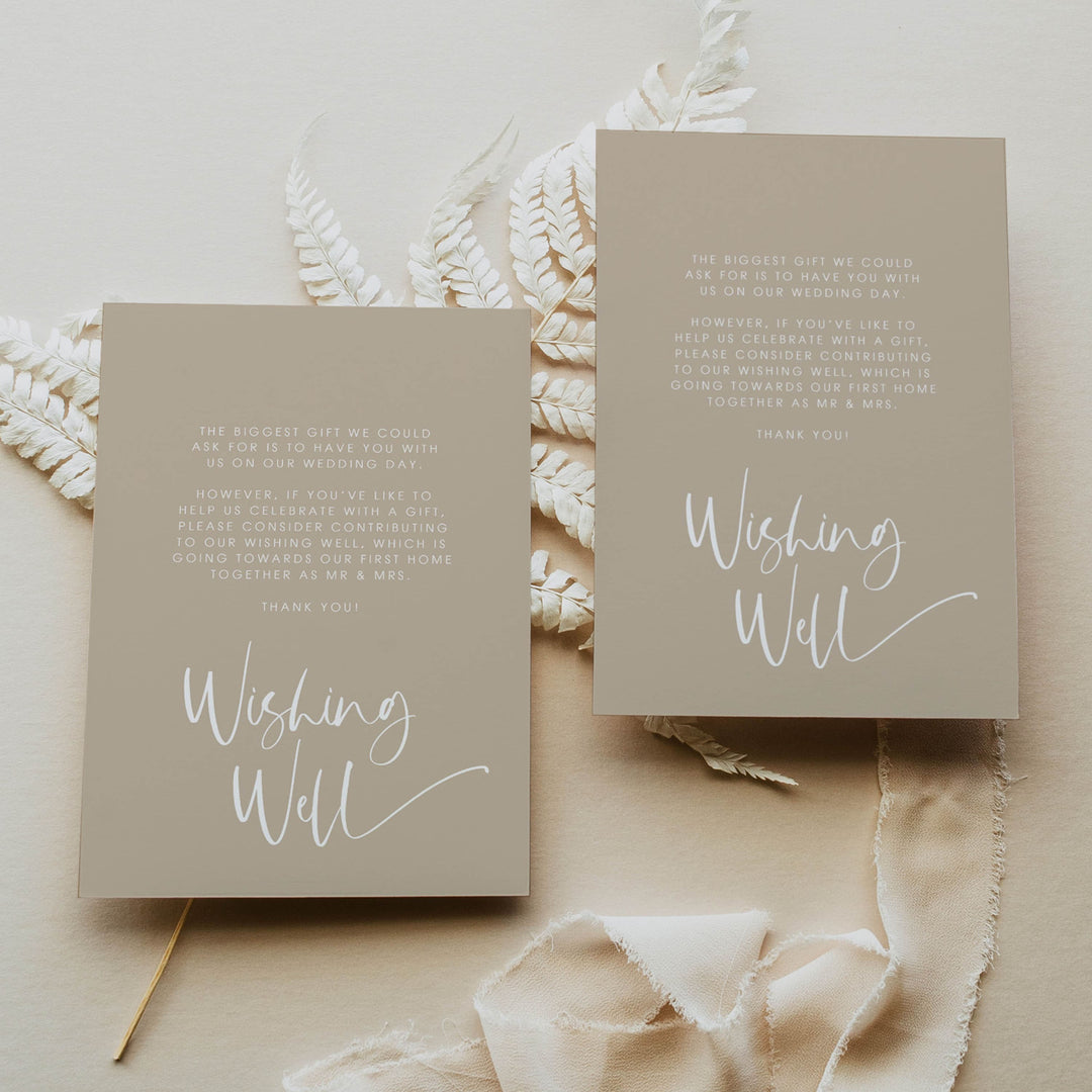 editable wishing well card, printable wishing well card, CALLIGRAPHY editable wedding invitation suite, editable wedding stationery, printable wedding stationery, modern wedding items, wedding save the dates